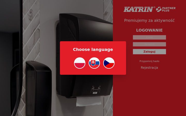 Screenshot of katrinpartnerplus.com