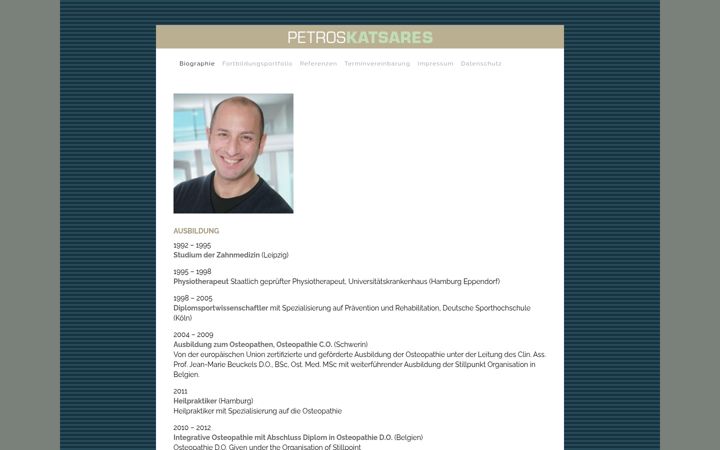 Screenshot of katsares.de