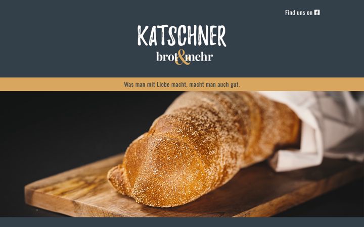 Screenshot of katschner-brot.at