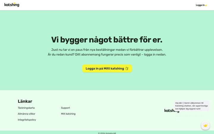 Screenshot of katshing.com
