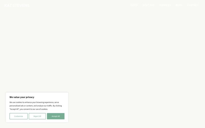 Screenshot of katstevens.co.uk