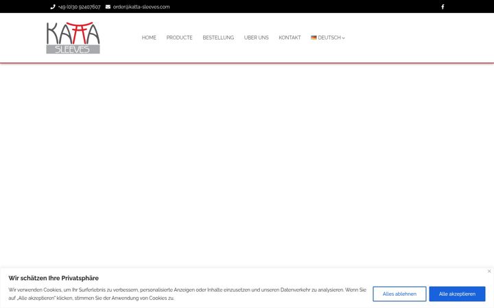 Screenshot of katta-sleeves.com