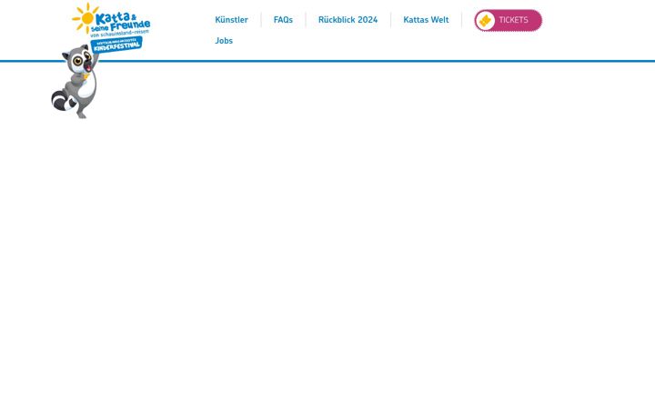 Screenshot of kattaskinderfestival.de