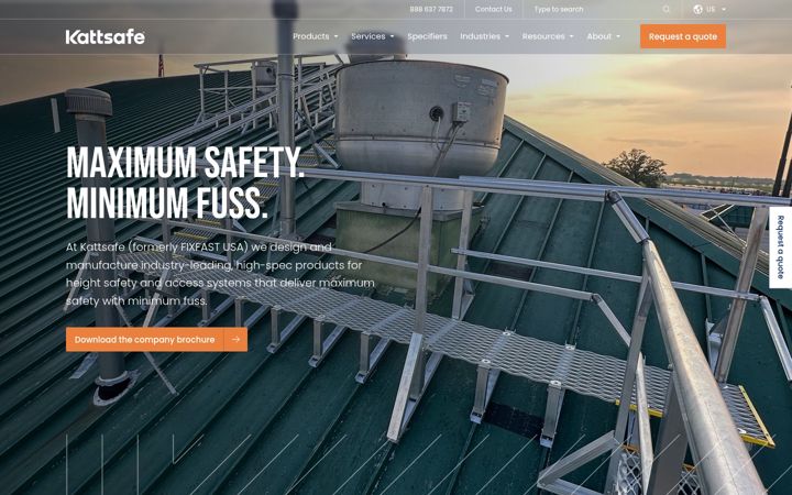 Screenshot of kattsafe.com