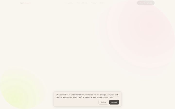 Screenshot of katvisuals.com