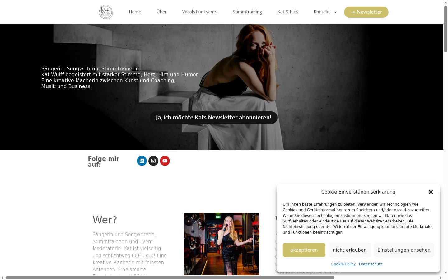 Capture d'écran de la bannière de consentement affichée avant toute interaction