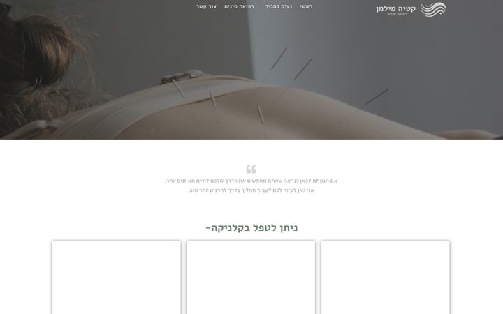 Screenshot of katyamillman.com