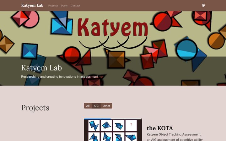 Screenshot of katyem.org