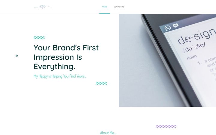Screenshot of katyfendalldesign.com