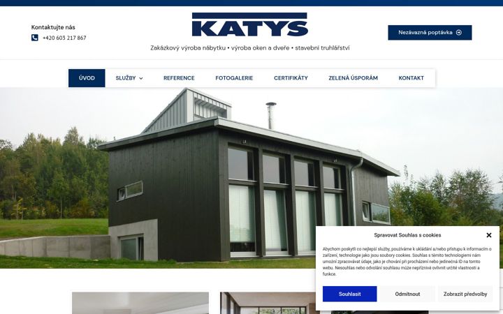 Screenshot of katys.cz