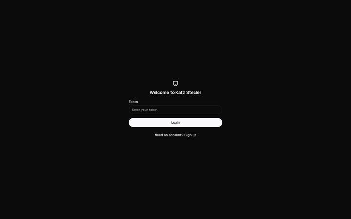 Screenshot of katz-stealer.com