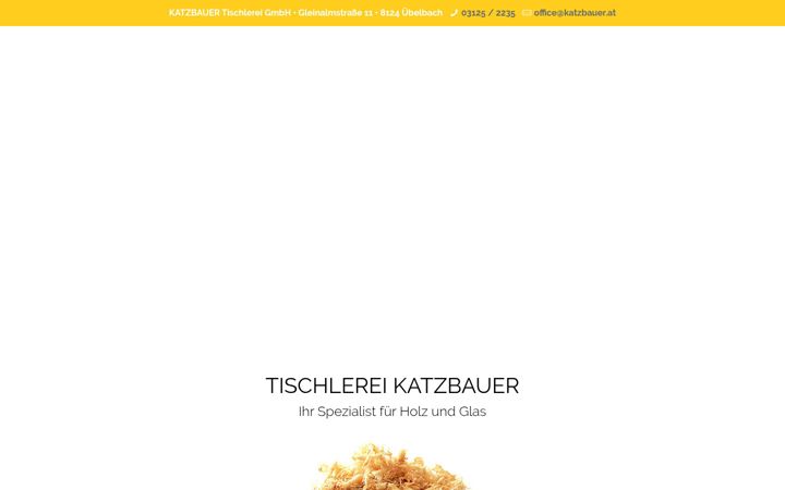 Screenshot van katzbauer.at