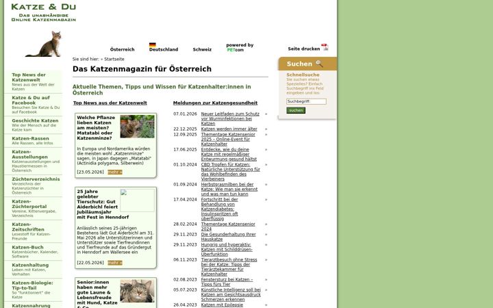 Screenshot of katze-und-du.at