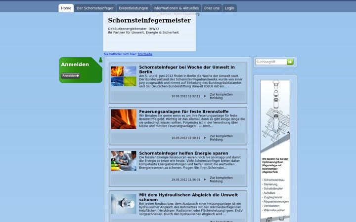 Screenshot of katzenberg-schornsteinfegerbetrieb.de