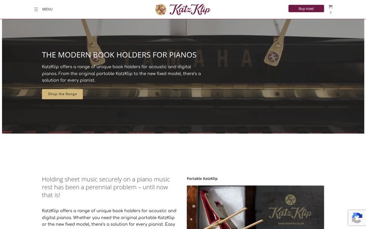 Screenshot of katzklip.com