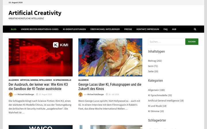 Képernyőkép: katzlberger.ai