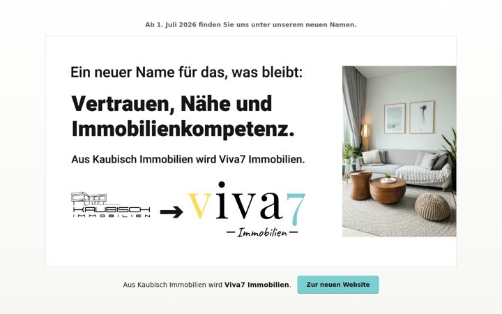 Screenshot of kaubisch-immobilien.de