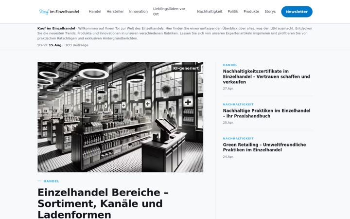 Screenshot of kauf-im-einzelhandel.de