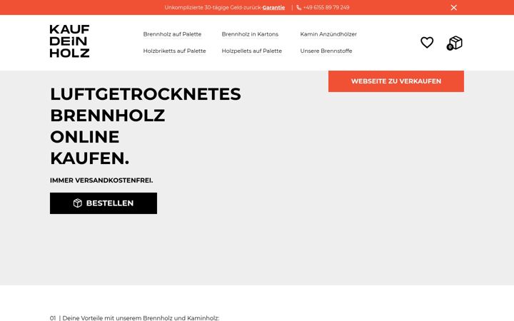 Screenshot of kaufdeinholz.de