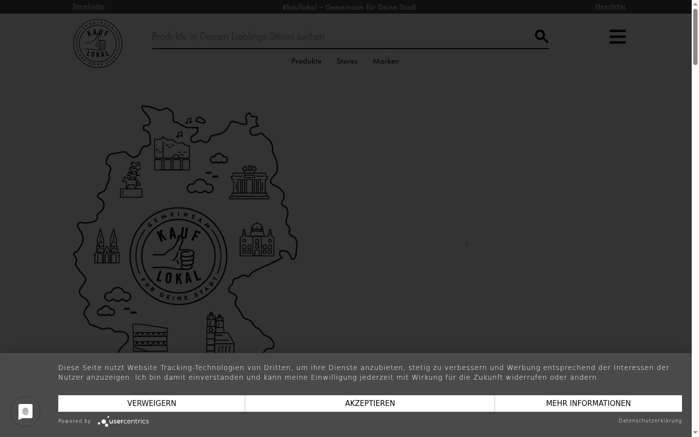 Screenshot tal-banner tal-kunsens muri qabel kwalunkwe interazzjoni