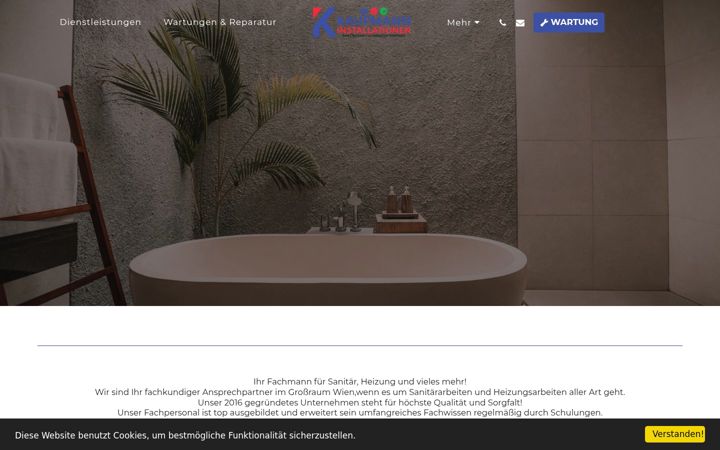Screenshot of kaufmann-installationen.at