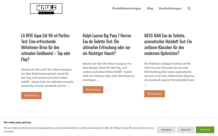 Screenshot of kaufmichnicht.org