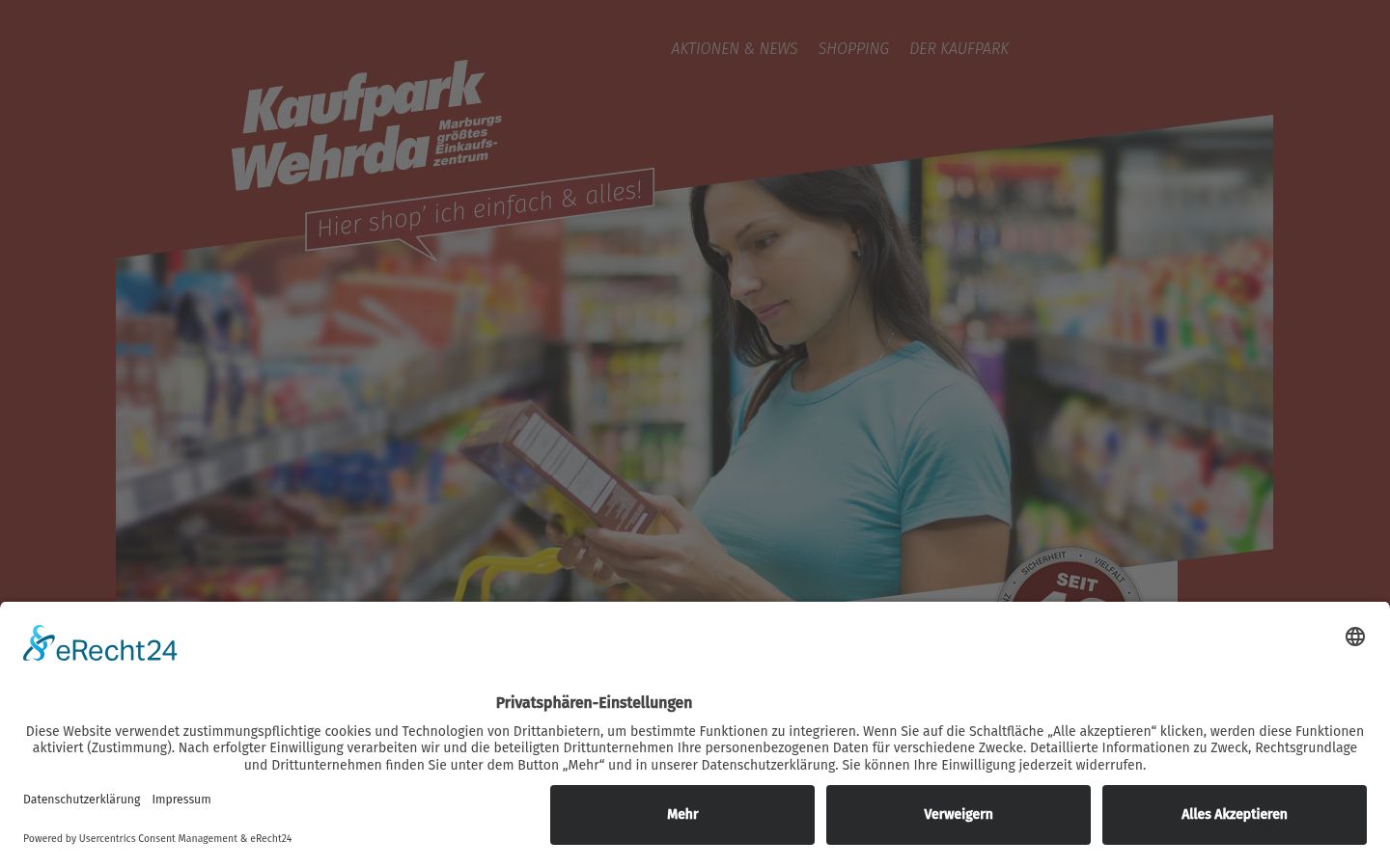Skärmbild av samtyckesbannern som visades före någon interaktion