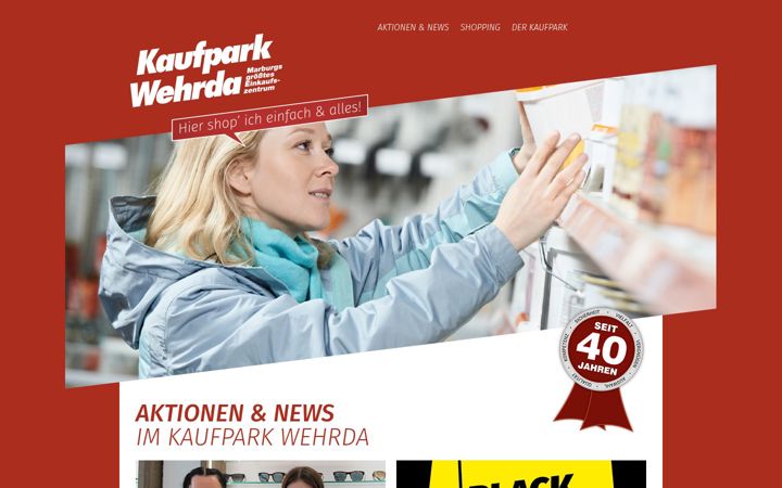 Screenshot of kaufpark-wehrda.com