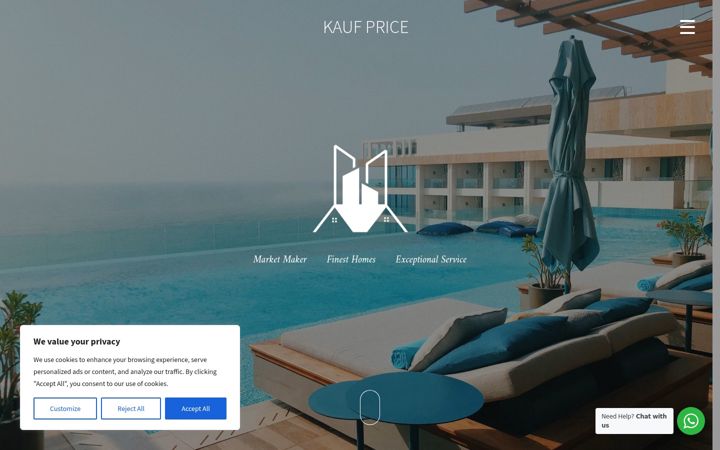 Screenshot of kaufprice.com