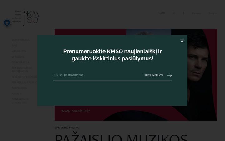 Screenshot of kaunosimfoninis.lt