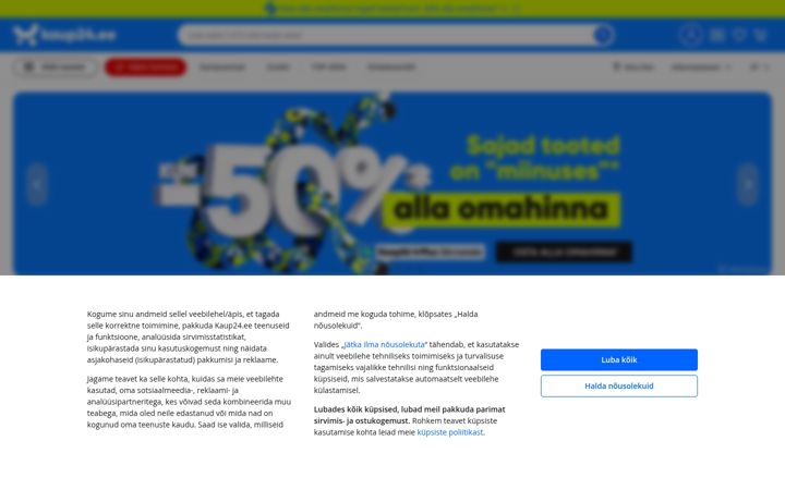 Screenshot of kaup24.ee