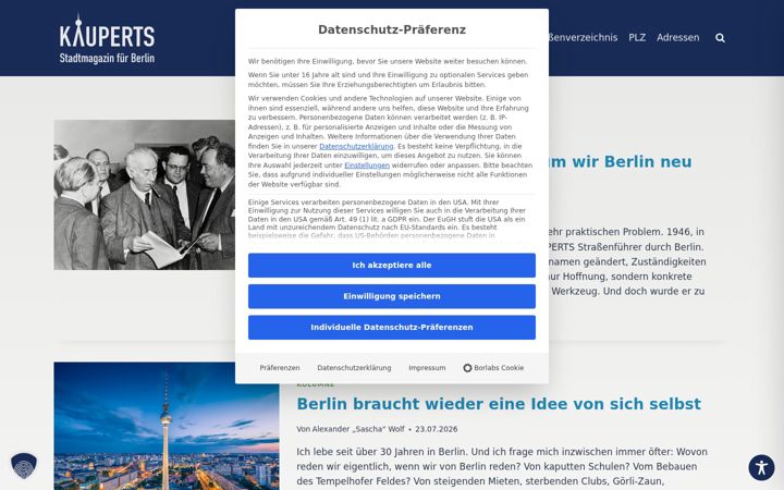 Screenshot of kauperts.de