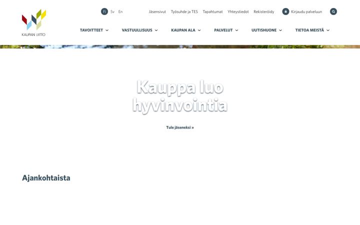 Snimka zaslona za kauppa.fi