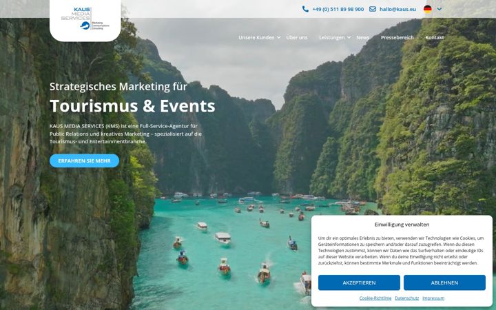 Screenshot of kaus.net