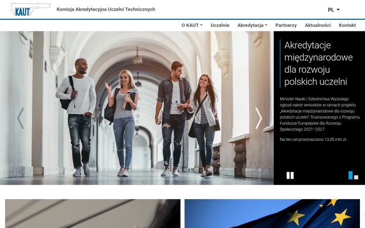 Screenshot of kaut.agh.edu.pl