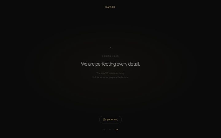 Screenshot of kav3d.com