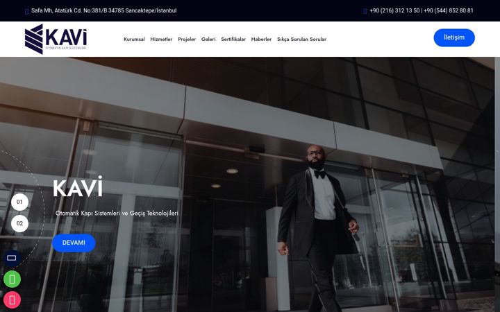 Screenshot of kaviotomatikkapi.com