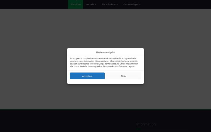 Screenshot of kavlingekolonist.se