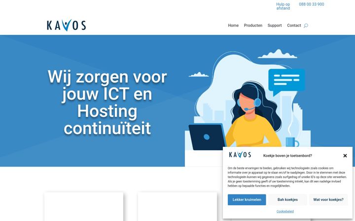 Screenshot of kavos.nl