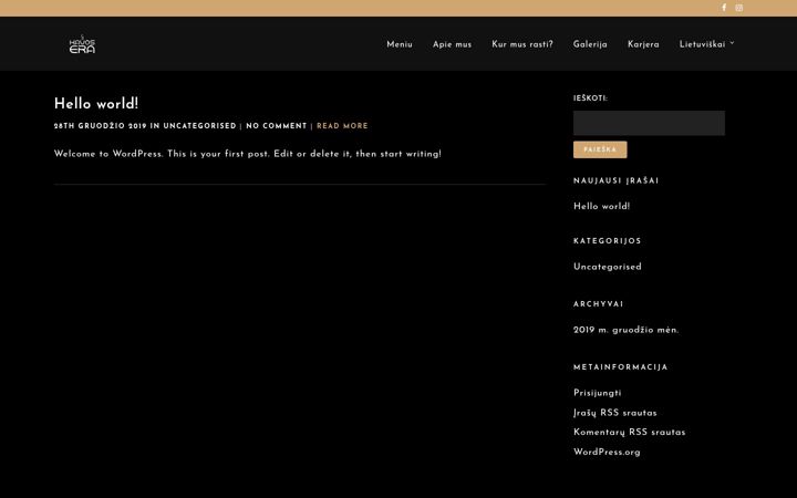 Screenshot of kavosera.lt