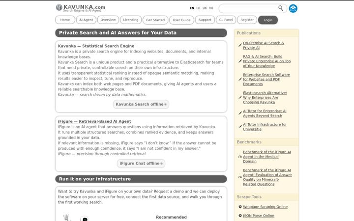 Screenshot of kavunka.com