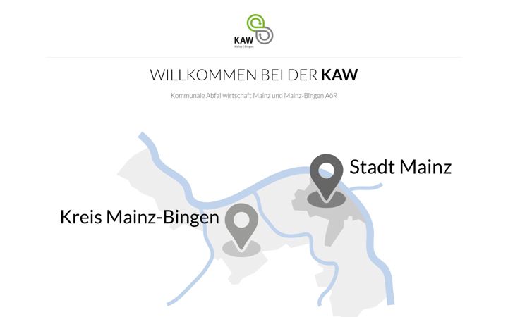 Screenshot of kaw-mainz-bingen.de