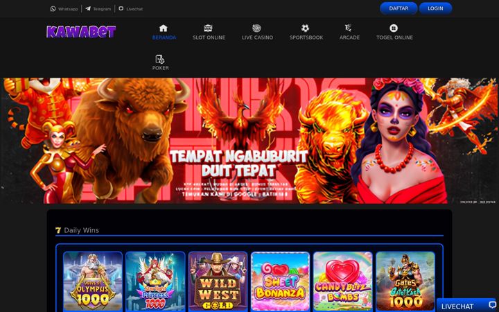Screenshot ta' kawabet.org