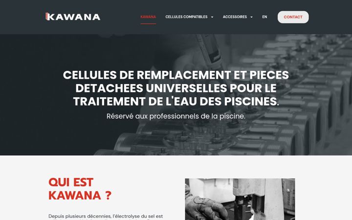Screenshot of kawana.fr
