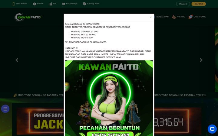 Екранна снимка на kawanpaitoalternatif.com