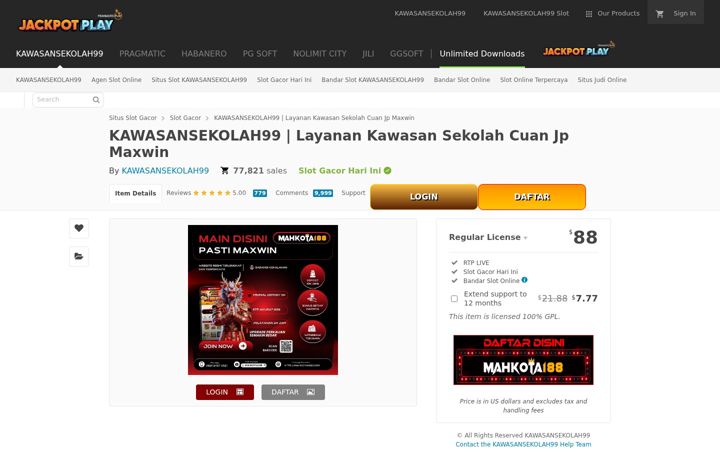 Screenshot of kawansekolah99.net