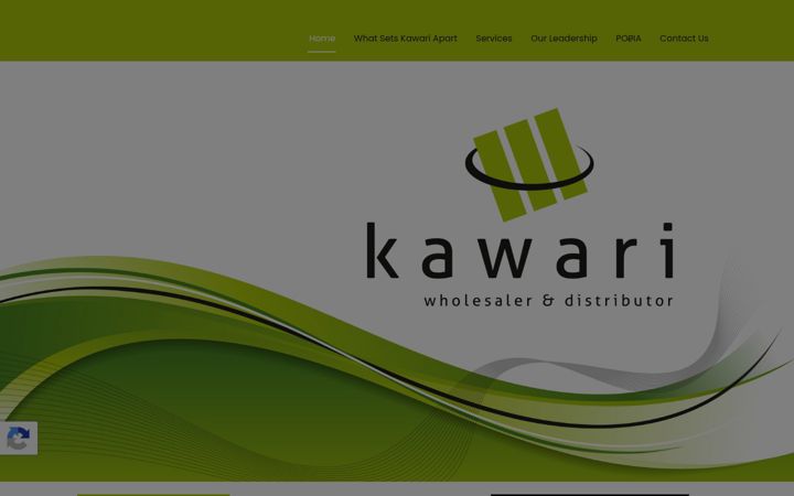 Screenshot van kawari.co.za
