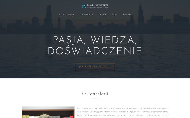 Screenshot of kawarski.com