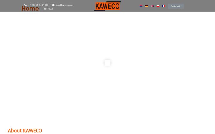 Screenshot of kaweco.com