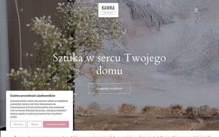 Screenshot of kawka-art.pl